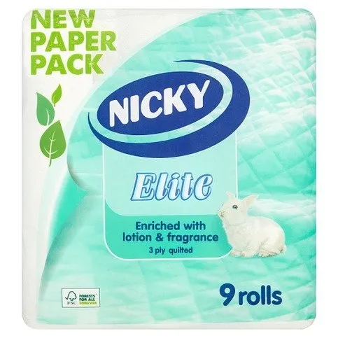 Nicky Elite 9 Pack - Toilet Roll