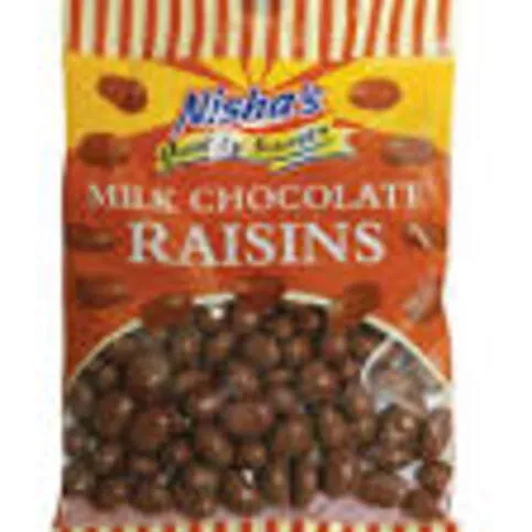NISHA MILK CHOCOLATE RAISINS 120G
