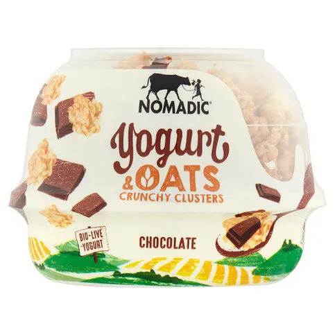Nomadic Yogurt & Oat Clusters Chocolate 169g