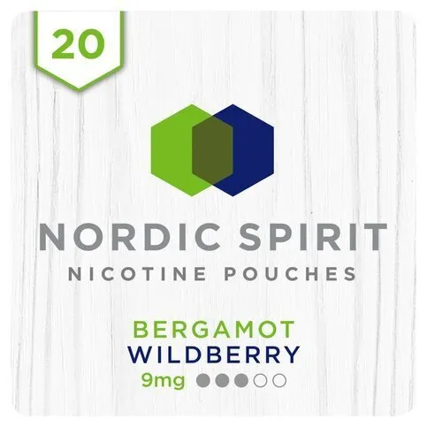 Nordic Spirit Bergamot Wildberry 9mg