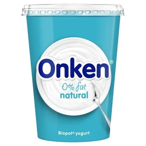 Onken 0% Fat Natural Biopot Yogurt 450g