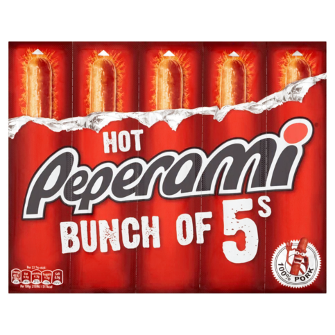 Peperami Hot 5 Pack