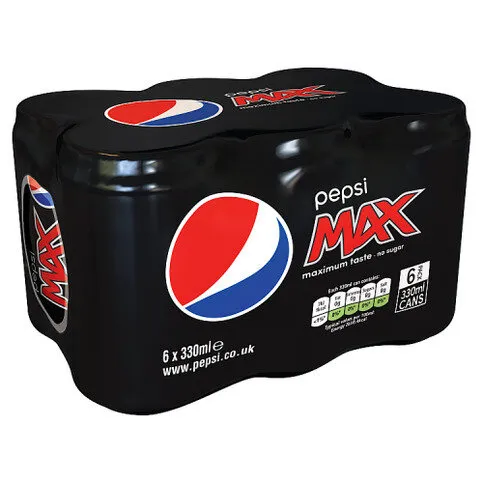 Pepsi Max 6 x 330ml