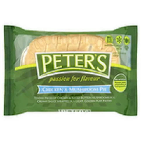 Peters Chicken & Mushroom Pie Wrapped