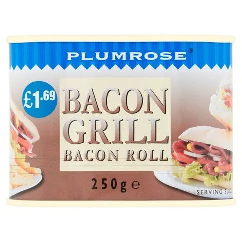 Plumrose Bacon Grill Roll 250g