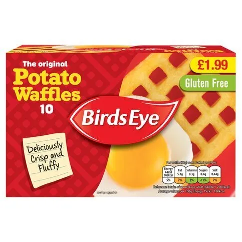 Birds Eye Potato Waffles 10s 567g