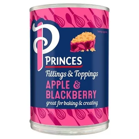 Princes Fillings & Toppings Apple & Blackberry 395g