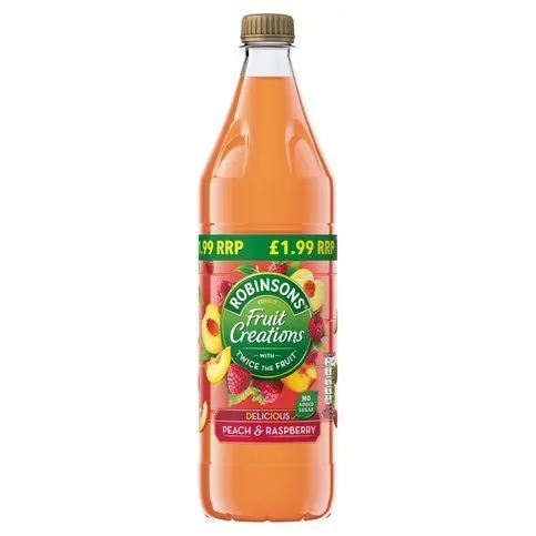 Robinsons Fruit Creations Peach & Raspberry Squash 1L