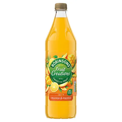 Robinsons Fruit Creations Zesty Orange and Mango 1L
