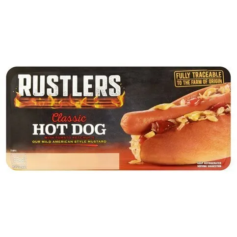 Rustlers Classic Hot Dog 146g