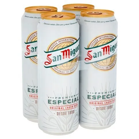 San Miguel Premium Lager Beer 4 x 568ml