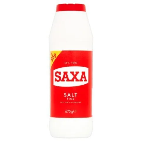 Saxa Fine Salt 675g