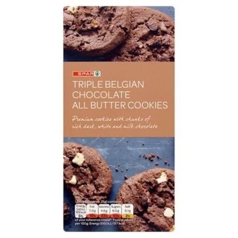 Spar Triple Choc Cookies 200g