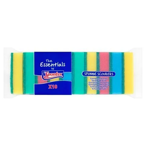Spontex Essentials Sponge 10 Pack