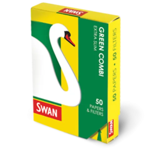 Swam Green Combi Pack Extra Slim Tips & Papers