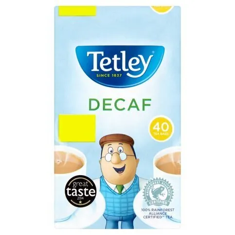Tetley Original Decaf Tea Bags 40 Pack