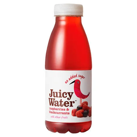 Juicy Water Raspberries & Blackcurrants 420ml