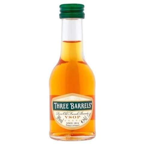 Three Barrels Rare Old French Brandy VSOP 5cl