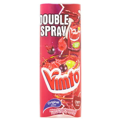 Vimto Double Spray Original & Cherry Mixed Fruit Flavoured Liquid Candy Spray 12ml