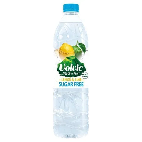 Volvic Touch of Fruit Sugar Free Lemon & Lime Flavoured Water 1.5L