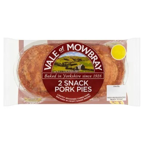 VOM SNACK PORK PIE 2 Pack