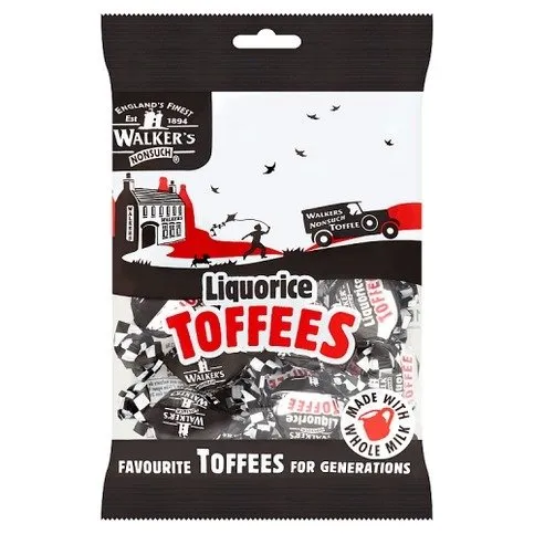 Walker's Nonsuch Liquorice Toffees 150g