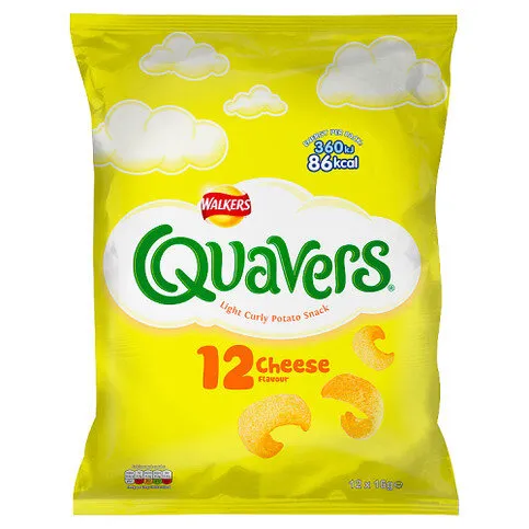 Walkers Quavers Cheese Multipack 12 x 16g