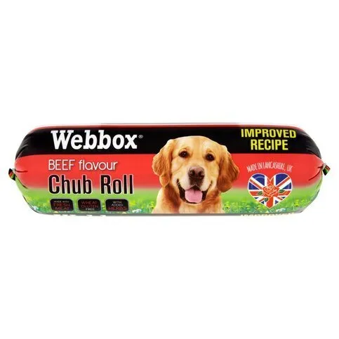 Webbox Beef Flavour Chub Roll 800g