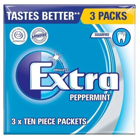 WRIGLEYS EXTRA PEPPERMINT 3PACK