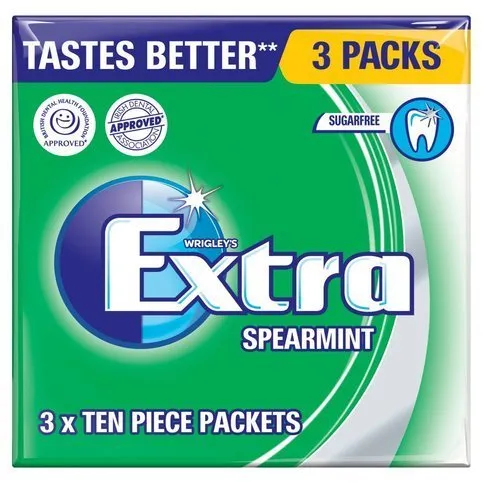 WRIGLEYS EXTRA SPEARMINT 3PACK
