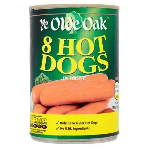 Ye Olde Oak Hot Dogs in Brine 400g