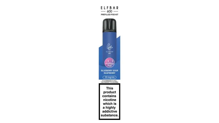 Elfbar 600 Blueberry Sour Raspberry Prefilled Pod Kit 20mg/ml