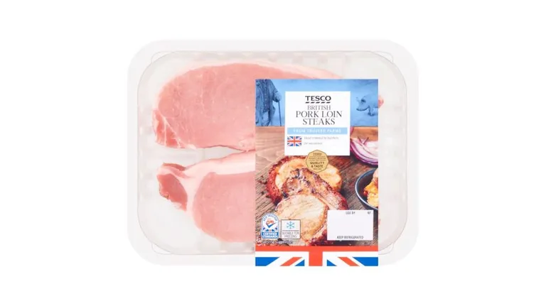 Tesco Pork Loin Steaks 250g