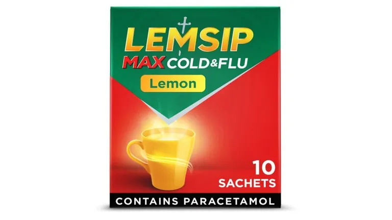 Lemsip Max Cold & Flu Lemon 10 Sachets