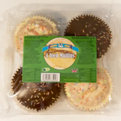 Baker Boys Iced Muffins 4 Pack