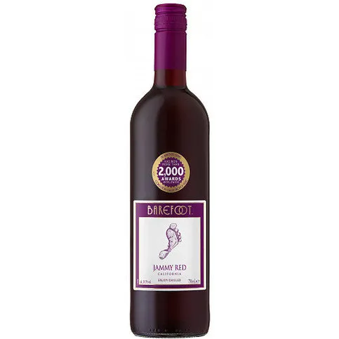 Barefoot Jammy Red 75cl