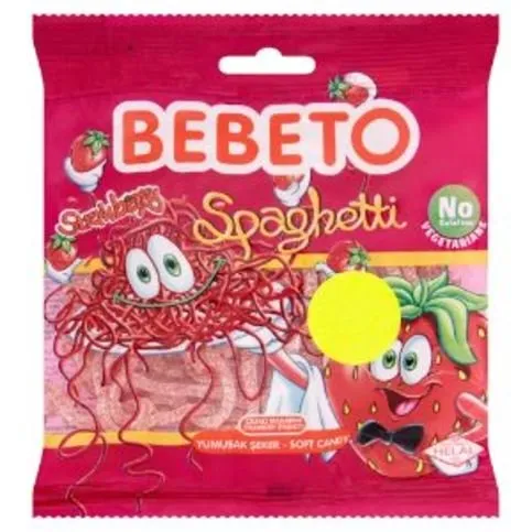 Bebeto Spaghetti Strawberry 70g