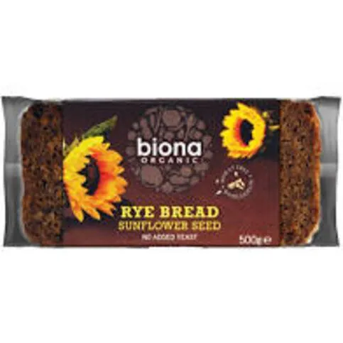 Biona Organic Rye Bread Sunflower Seed 500g