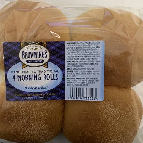 BROWNINGS 4 MORNING ROLLS