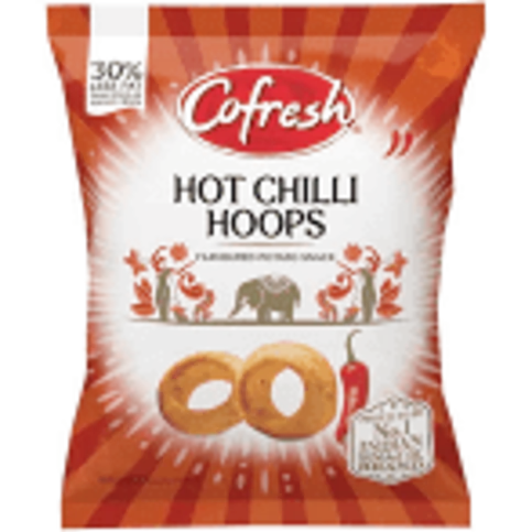 Cofresh Hot Chilli Hoops Flavoured Potato Snack 80g