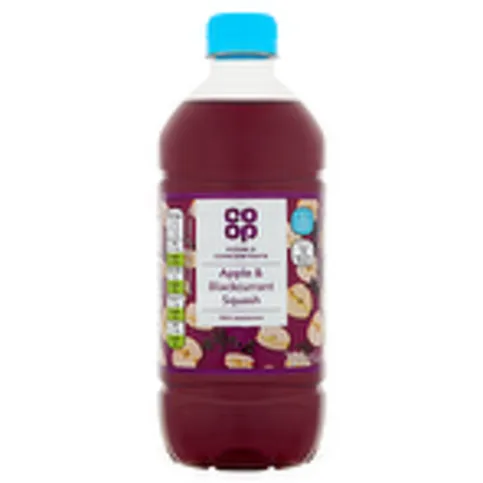 Co-op Apple & Blackcurrant Squash 750ml