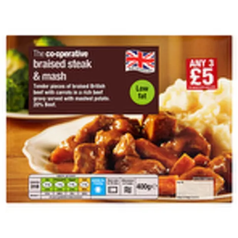 Co-op Braised Steak & Mash 400g