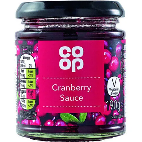 Co-op Cranberry Sauce 190g