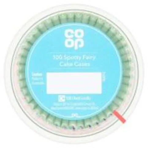 Co-op 100 Spotty Fairy Cake Cases