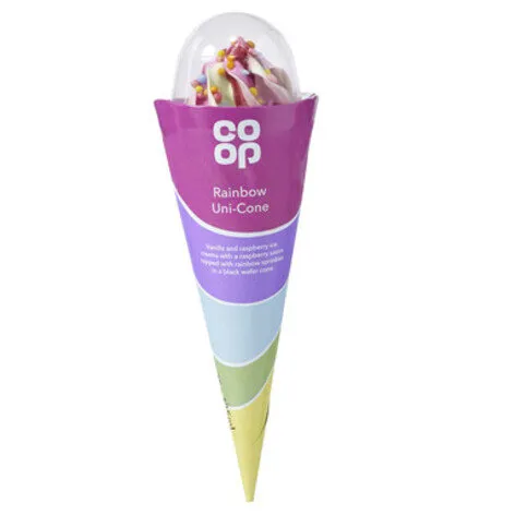 Co-op Impulse Rainbow Uni-Cones 135ml