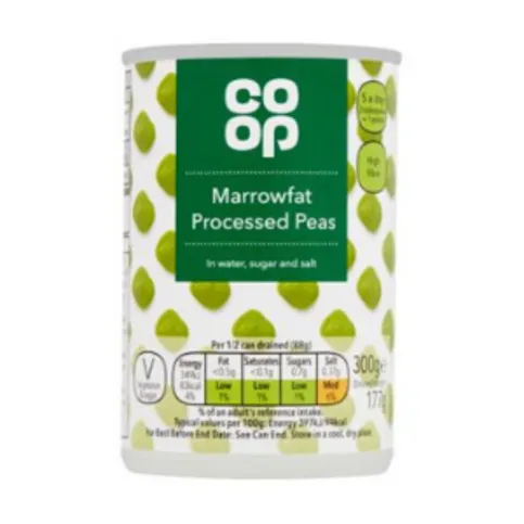 Co-Op Marrowfat Processed Peas 300g