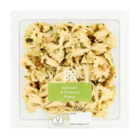 Co Op Pasta Spinach & Pinenut Salad 200g