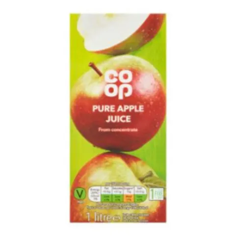 Co-Op Pure Apple Juice 1L