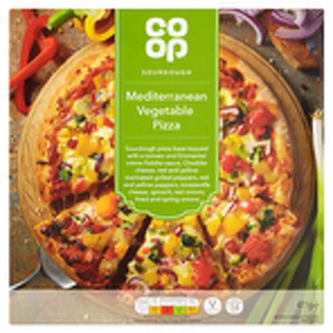 Co-op Stonebaked Mediterranean Vegetable Pizza 390g