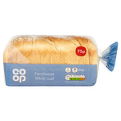 Co-Op White Farmhouse Loaf 800g